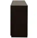 Smoked Peppercorn 6-Drawer Modern Oak Solid Wood Bedroom Dresser – base detail