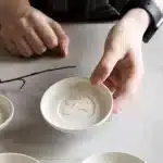 Ceramics Sauce Dish Cat Relief Seasoning Dish Mini Side Bowl soy sauce dishes dinnerware Meow Porcelain(Set of 4) – styled