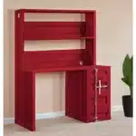 HMS 47" Red Iron Computer Desk with Comfortable Writing Surface