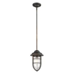 HMS Modern Antique Bronze Teardrop Pendant Light Warm White 4000K 3000K CCT Classic for Home Restaurant Small Middle Ceiling