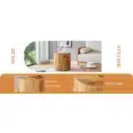 FCJ Small Dining Table Cylindrical Patterned Design Versatile Workbench & Writing Desk for Variety Interior Styles