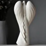 Vilead Retro Angel Figurines Resin Sculpture Stattue Living Room Home Bedroom Decoration Accessories Garden Office Desk