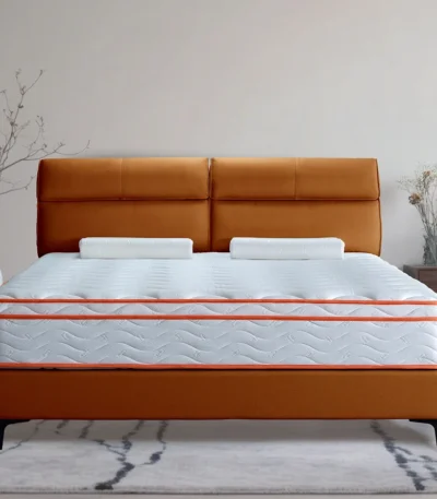 Queen hybrid mattress with pocket coils and CertiPUR-US certified foam - 10 inch medium firmness from Goldoma