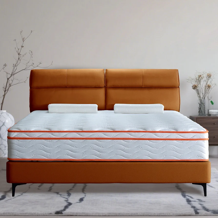 H620fef66838545e58e96eba997de3c80R.webp Queen hybrid mattress with pocket coils and CertiPUR-US certified foam - 10 inch medium firmness from Goldoma