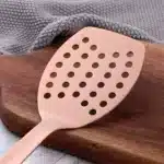 1PC Stainless Steel Non-Stick Rose Gold Kitchenware Long Soup Spoon Cooking Tools Metal Polish Mini Fork Slotted Turner