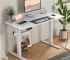 FCJ Ergonomic Height Adjustable Computer Desk Comfortable Standing or Seated Workstation