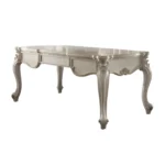 HMS 72" Luxury Modern White Melamine Wood Executive Desk with Three Drawers for Office Building Bedroom or Hospital Use