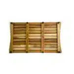 HMS 31" Brown Teak Slat Non-Slip Bath Mat Anti-Slip Shower Rug with Children's Design for Bathroom Floor – styled in a