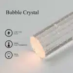 US Free Shipping Personalized Island Column Crystal Single Led Ceiling Hanging Nordic Bedside Hanging Pendant Light Modern