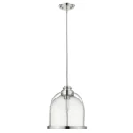 HMS Stanton 1-Light Polished Nickel Pendant Elegant Chandelier & Pendant Light