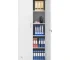 High Storage Home Office Design FCJ File Cabinet with 2 Doors and 4 Partitions to Separate 5 Storage Spaces