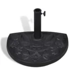 W2B VidaXL Heavy-Duty Parasol Base for Cantilever Umbrella 3m Patio Umbrella for Courtyard Black Resin Steel New Design Style