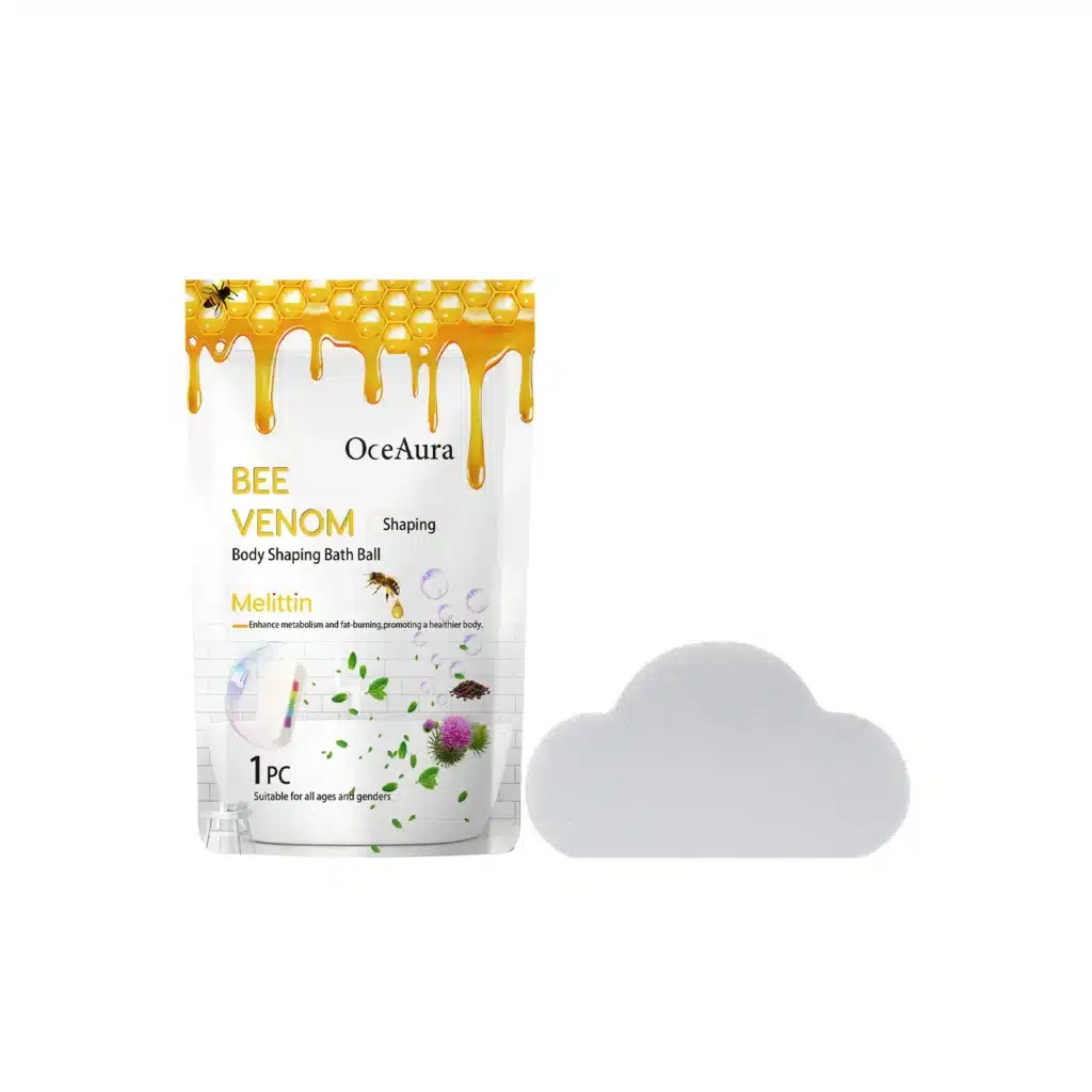 OceAura Deep Cleaning Care Bath Beads Bee Venom Cloud Bath Salt Ball for Skin & Body Moisturizing