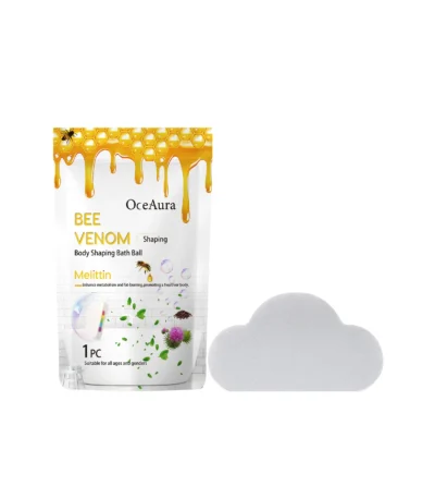 OceAura Deep Cleaning Care Bath Beads Bee Venom Cloud Bath Salt Ball for Skin & Body Moisturizing