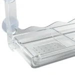 W2B VidaXL Window Bird Feeder Transparent Acrylic 11.8 X 4.7 X 5.9 in for Animal Lovers – top view