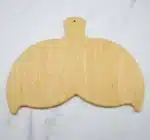 US Free Shipping Customized Epoxy Resin Blanks Turtle Shaped Eco-Friendly Bamboo Cutting Board for Home Decor – side view