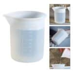 100ML Silicone Measuring Cup DIY Jewelry Making Tools Mixed Measure Accessories X6HE – top view