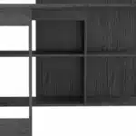 HMS 47" Gray L-Shaped Computer Desk Portable Gaming Office Desk with Shelf Drawer Foldable Feature Made From Wood for Hotels