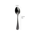 Elegant gold flatware set with fork, knife, and spoon on a white tablecloth
