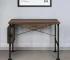 Brown and Black HMS 39 Writing Desk Luxury Computer Table for Office or Bedroom General Use Office Furniture