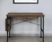 Brown and Black HMS 39 Writing Desk Luxury Computer Table for Office or Bedroom General Use Office Furniture