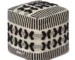 Goldoma Handwoven Unstuffed Pouf Ottoman Cover - 100% Cotton Boho Floor Cushion
