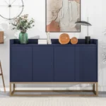 Modern FCJ Sideboard Buffet Cabinet Elegant Antique Luxury Design Solid Wood Dining Room Furniture for Home Bar or Living Room