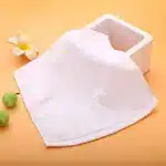 5pcs Small square towel pure cotton kindergarten white square towel foot therapy Hotel Hotel napkin small towel towels