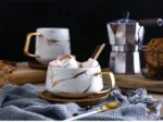 Coffee Mugs Marble Gold Inlay Mug Breakfast Mug Office Home Drinkware Milk Cup Dropshipping – base detail