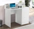 110*50*95cm Particleboard Paste Triamine Desktop Storage Layer Three Drawers Computer Desk White Wood Grain
