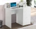 110*50*95cm Particleboard Paste Triamine Desktop Storage Layer Three Drawers Computer Desk White Wood Grain