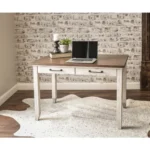 FCJ Bear Creek White Multi-Function Computer Desk Premium Table for Home or Office Use