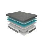 Goldoma Queen Size 14 Inch Hybrid Gel-Infused Memory Foam Mattress in Charcoal Gray