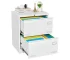 White Filing Cabinets Office Steel Vertical Files Cabinet 2 Drawer Metal Lateral File Cabinet with Lock