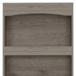 HMS 71 Three-Tier Bookshelf with Two Doors Foldable Living Room Furniture for Home Office Workshop Bedroom Application