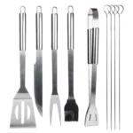Easy to Carry BBQ Utensil Set Stainless Steel Professional Barbecue Accessories Grill Tool with Bag