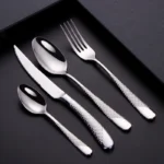 Kitchen Tableware Cutlery Set Silver Cutlery Set Stainless Steel Luxury Dinnerware Fork Spoon Knife Western Dinner Set Gold