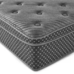 Goldoma 13-inch hybrid Eurotop twin plush mattress with gel memory foam and pocket coils in gray