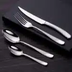 Kitchen Tableware Cutlery Set Silver Cutlery Set Stainless Steel Luxury Dinnerware Fork Spoon Knife Western Dinner Set Gold
