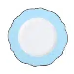 Brief Tableware Gold Edge Irregular Ceramic Plate Floral Shape Porcelain Steak Salad Dessert Dish Tray Household Dinner