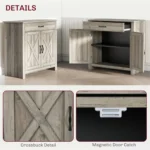 Kitchen Sideboard Storage Cabinet Coffee Bar - Image 5