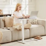 FCJ Adjustable Hospital Furniture Mobile Bed Table and Computer Desk for Standing Use - Image 5