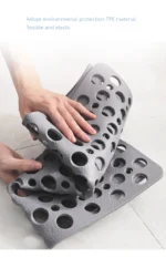Shower Bath Mat Environmental Protection Tasteless TPE Toilet Household Bathtub Bathroom Hollow Hydrophobic Thicken AntiSlip