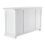 HMS Modern Farmhouse White Buffet Server for Kitchen Storage - Image 6