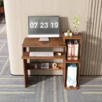 YQ FOREVER Industrial Morden Corner Study Writing Table Home Office Small Desk Storage Computer Desk - Image 3