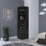 Seattle Bar Cabinet, Eight Bottle Cubbies, Two Large Open Shelves - Image 10