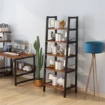 YQ FOREVER Bookshelf/ Bookcase / Display Shelf Bookshelf Wooden Panel Living Room Furniture Industrial Design Wooden and