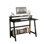 YQ FOREVER Computer Desks With Shelf Storage Office Desks Writing Desk PC Table Home Office Furniture
