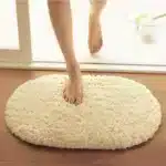Free Shipping 40X60CM Top Sale Bathroom carpet Bath Mat Super Magic Slip-Resistant Pad Room Oval Carpet Floor Mats – top view