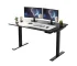 HMS 45" Bamboo Dual Motor Electric Adjustable Office Computer Desk Black on Black